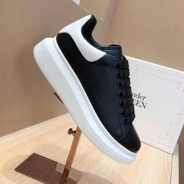 White Shoes Sneakers Designer Brand Luxury Women Platform Mcqueen Couple Shoes for Men Chaussure Femme Zapatos De Mujer RB5