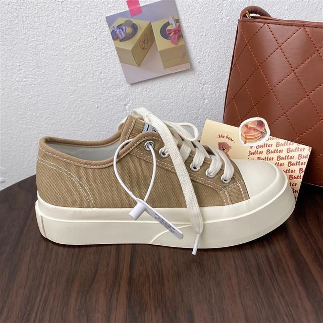 xiangtuibao Sneakers Women Platform Sport Shoes Korean Spring Casual Basket Flat Tennis Athletic Canvas Trainers Anime Kawaii Lolita
