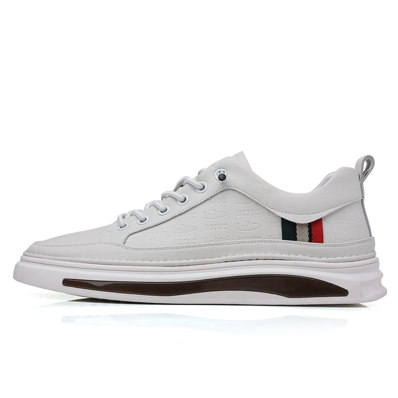 xiangtuibao White Men Leather Sneakers High Quality Luxury Brand Autumn Vulcanized Shoes Sports Jogging Tenis Men Casual Shoes Free Shipping