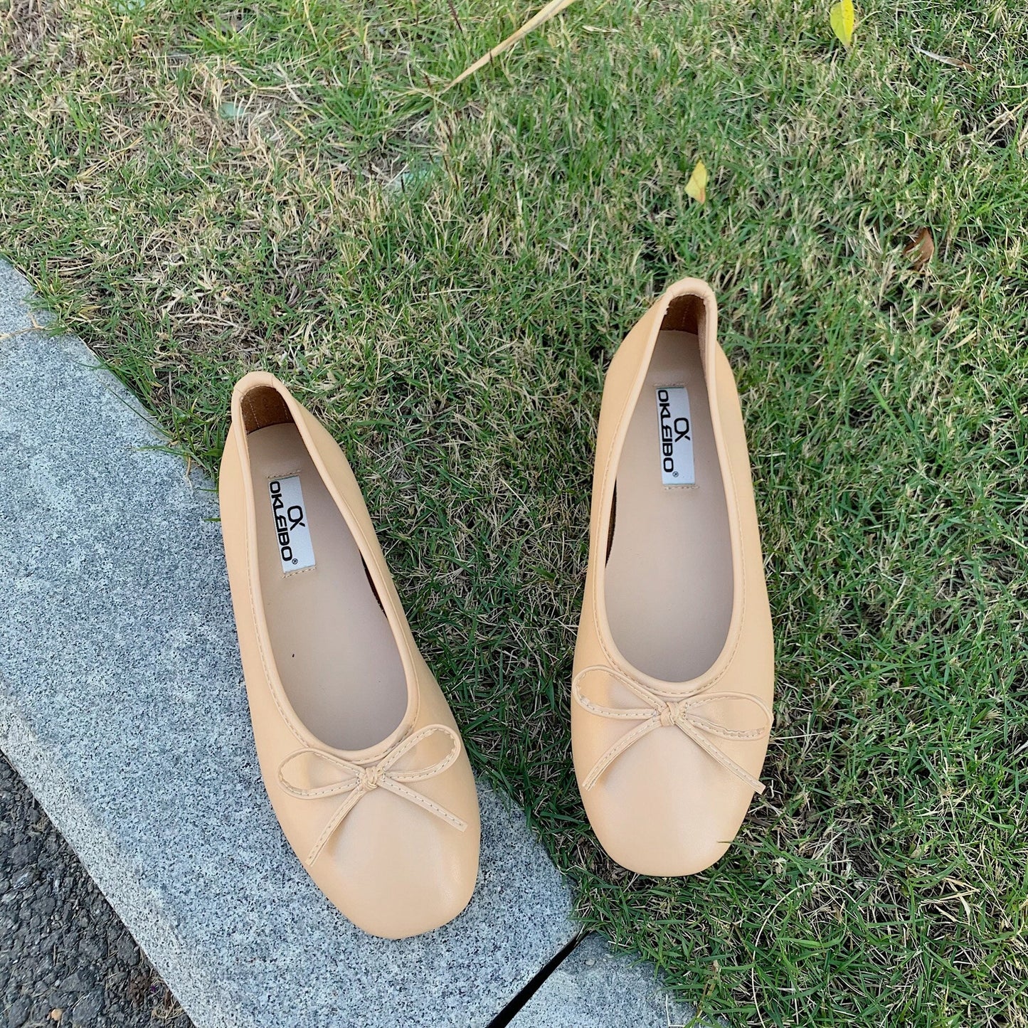 Women Casual Flats Spring Autumn Comfortable Soft Boat Shoes Loafers Ballerina Shallow Round Toe Ballet Flat Shoes