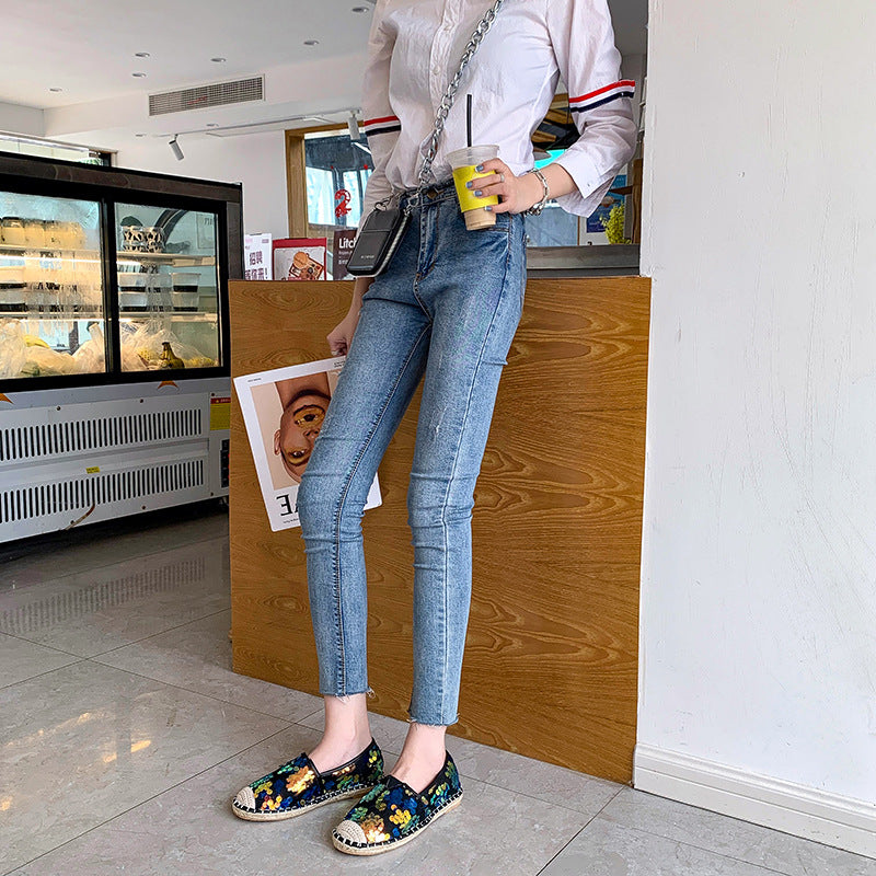 Hot Sale Women Flat Shoes Bling Ballet Loafers Ladies Without Heels Woman's Slip-on Shoes Casual Walk Shoes for Women