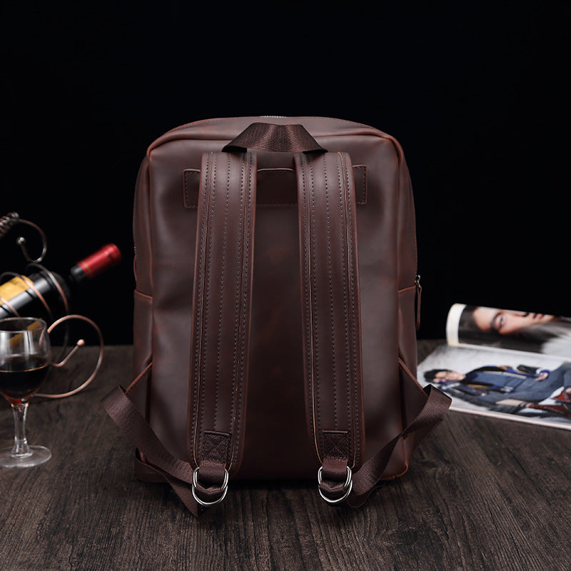 XIANGTUIBAO Wholesale New Korean Fashion Men's Backpack Retro Casual Computer Backpack Student Schoolbag Travel Bag Fashion