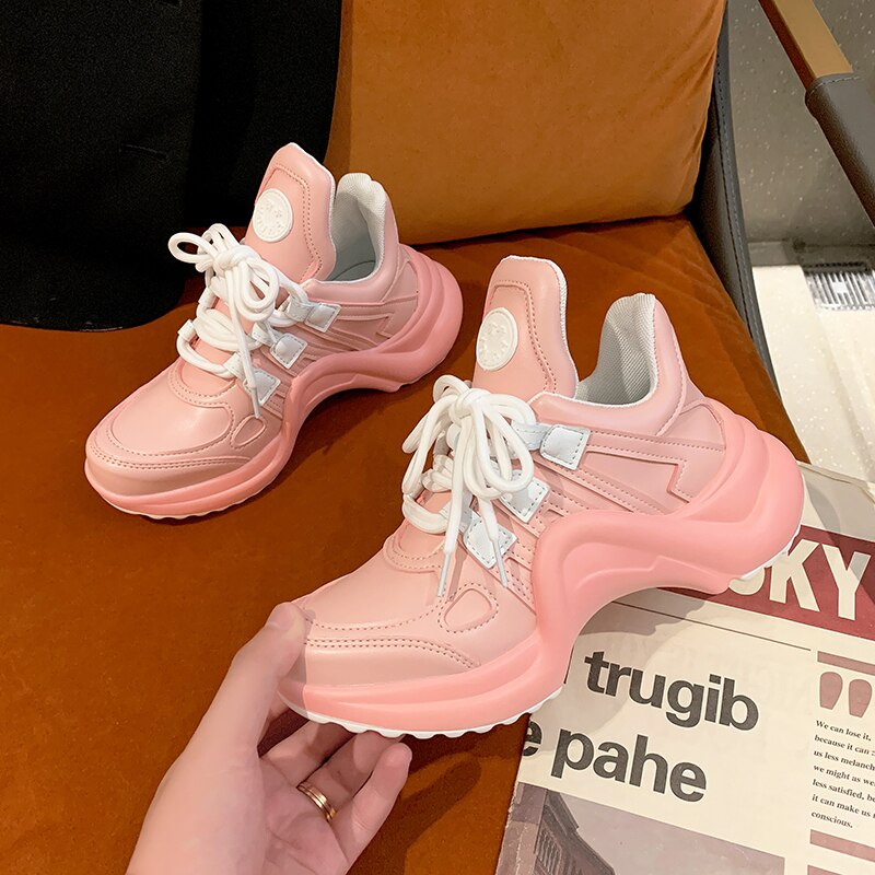 Summer Shoes Women Brand Design Bling Sequined Women's Casual Shoes Fashion Female Chunky Sneakers Stylish Sport Shoes
