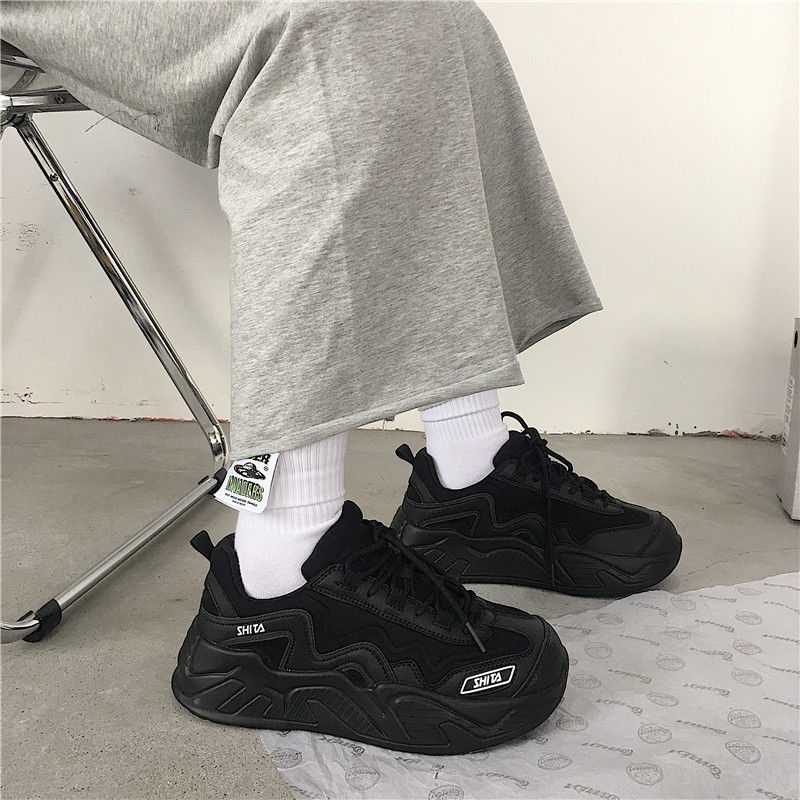 xiangtuibao White Shoes For Women Autumn New Design Women's Platform Sneakers Height Increasing Ladies Sport Shoes 41 42 43 Plus Size
