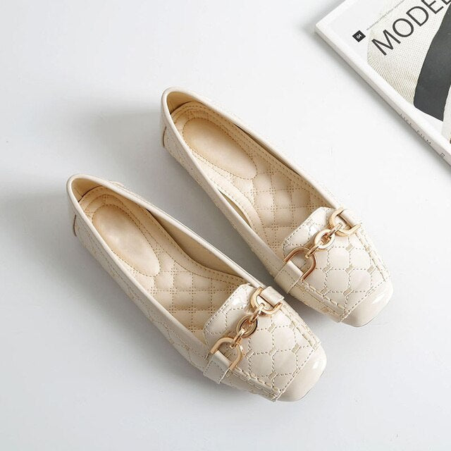 New Women Shoes Flats Designer Shoes Women Luxury Loafers Fashion Women's Flats Office Ladies Shoes YX534