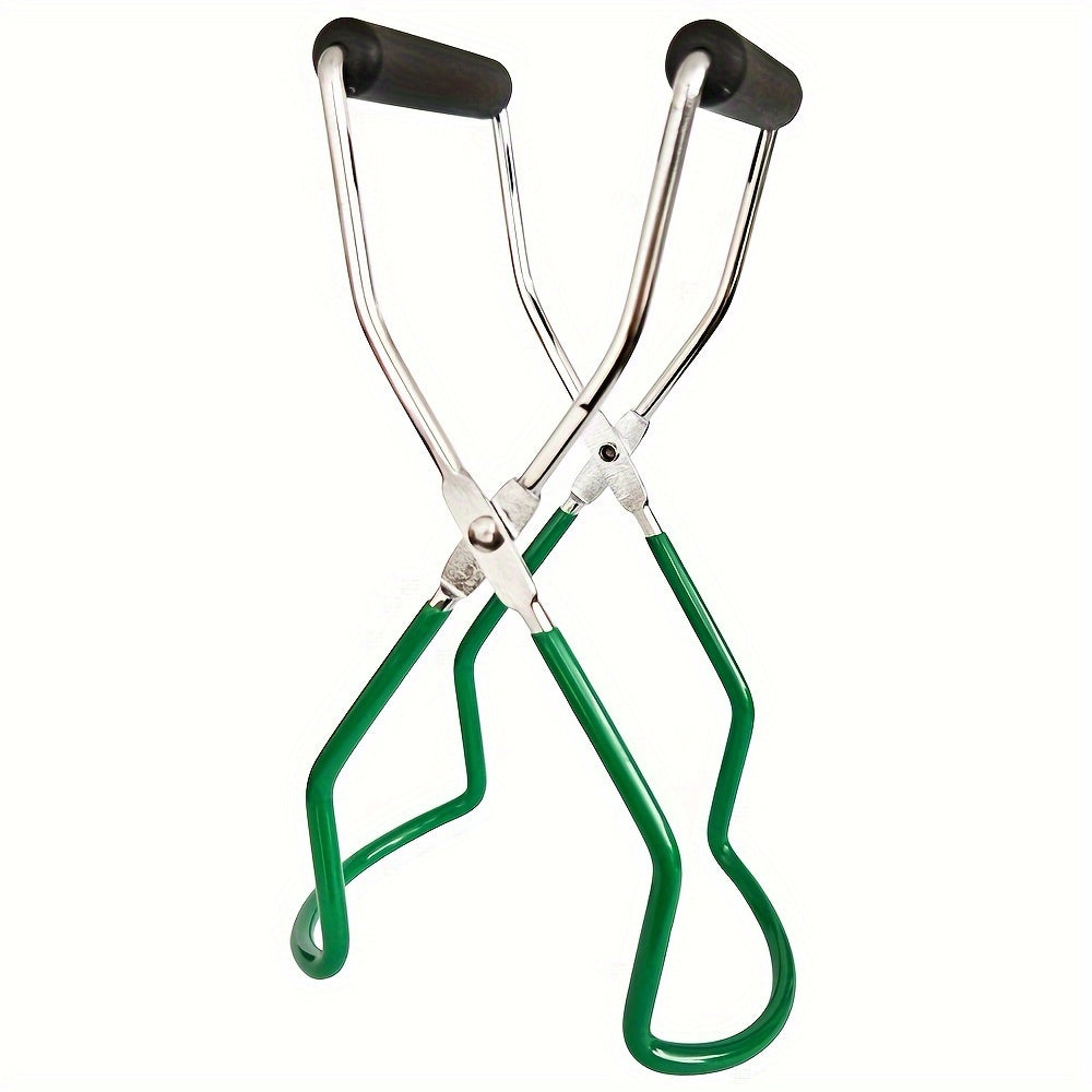 1pc Stainless Steel Canning Jar Lifter, Safe And Efficient Canning Tongs, Wide‑Mouth Clip With Grip Handle, For Easy Handling And Secure Grip, For Hot Jars Are Removed From Boiling Water Or Steam, Kitchen Supplies