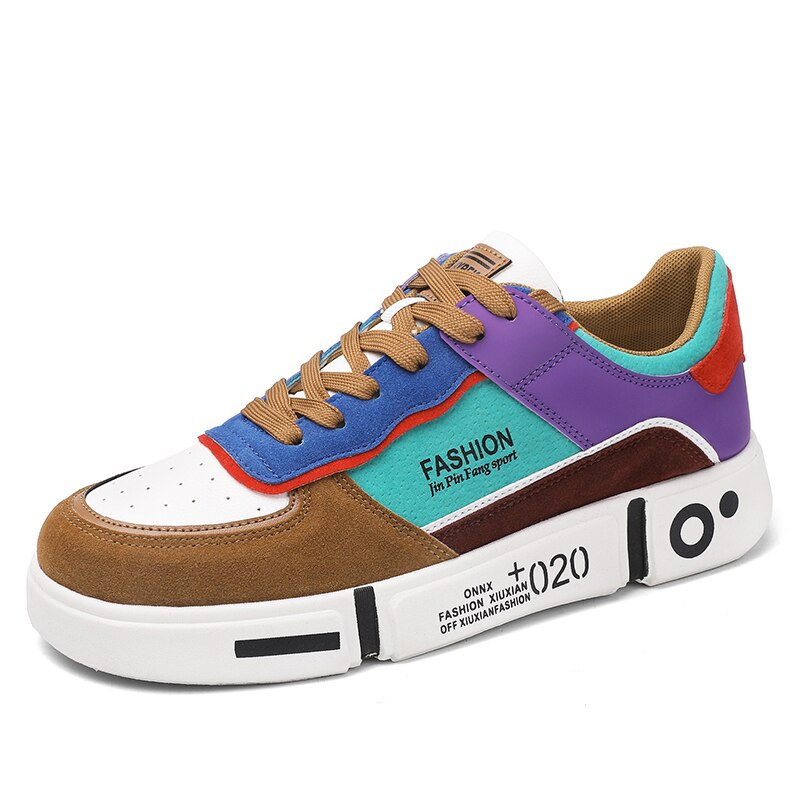 Fashion Streetwear Male Sneakers Flat Couple Colorful Skateboard Shoes Men Vulcanized Shoes Spring Women's Canvas Sneakers
