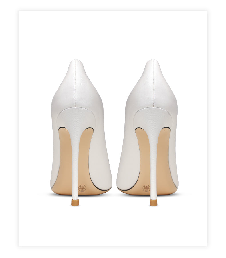 xiangtuibao New Spring Women For Fashion Pointed Toe Stiletto Pumps Sexy White String Bead Wedding Shoes High Heels Party Dress Shoes V