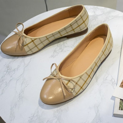 xiangtuibao New Breathable Flats Luxury Designer Leather Shoes Big size women's shoes 35-42 Elegant Comfortable Lady Work Party Shoes