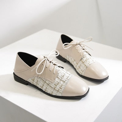 xiangtuibao Spring Fashion Flat Shoes Women Quality PU Leather Slip on Loafer Shoes Ladies Flats Mocassins Big Size 44 Sapato Feminino JJ26