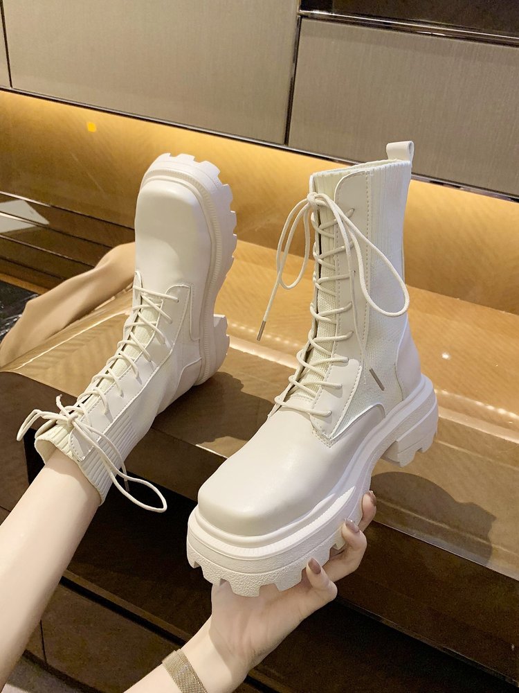 xiangtuibao Sexy Slim Women's Wedges Over The Knee Thick bottom High Heels Boots Autumn Winter Wear-resistant non-slip Boots Woman Boot