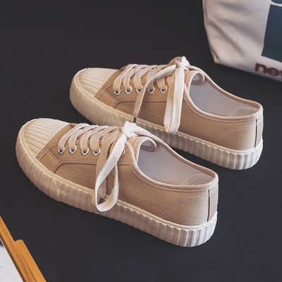 Canvas Fashion Shoes Woman Summer New Fashion Color Women Casual Shoes Flats Canvas Women Casual Shoes Sneakers