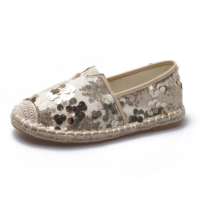Hot Sale Women Flat Shoes Bling Ballet Loafers Ladies Without Heels Woman's Slip-on Shoes Casual Walk Shoes for Women