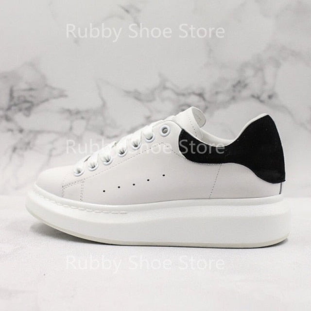 White Shoes Sneakers Designer Brand Luxury Women Platform Mcqueen Couple Shoes for Men Chaussure Femme Zapatos De Mujer RB5
