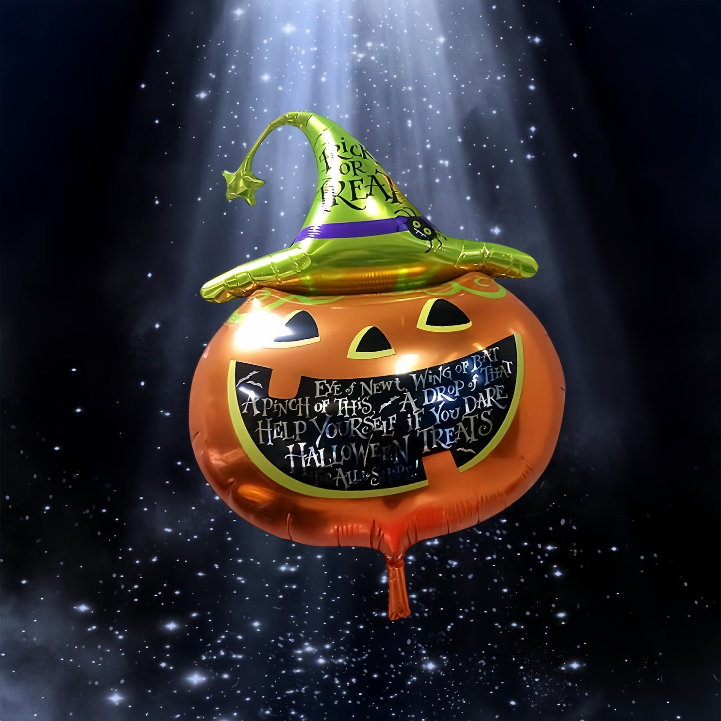 1pc Festive Theme Party Balloons - Santa Claus & Halloween Pumpkin Patterns, Aluminum Foil Balloons for Holiday Decorations, Suitable for Events, Photo Ops, & Shop Displays, Ages 14+