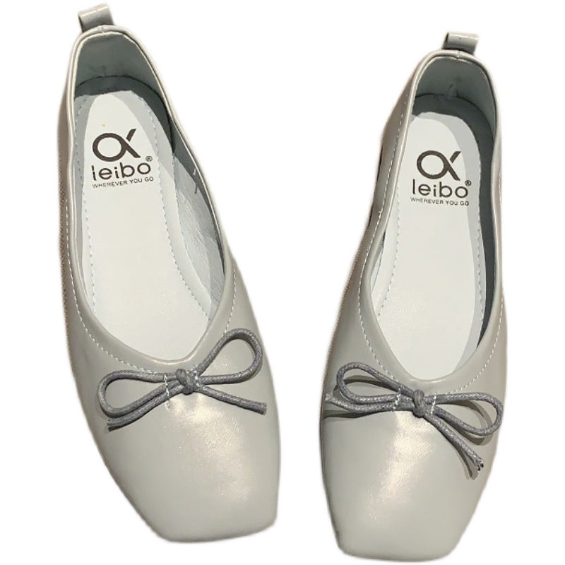 Women Casual Flats Spring Autumn Comfortable Soft Boat Shoes Loafers Ballerina Shallow Round Toe Ballet Flat Shoes