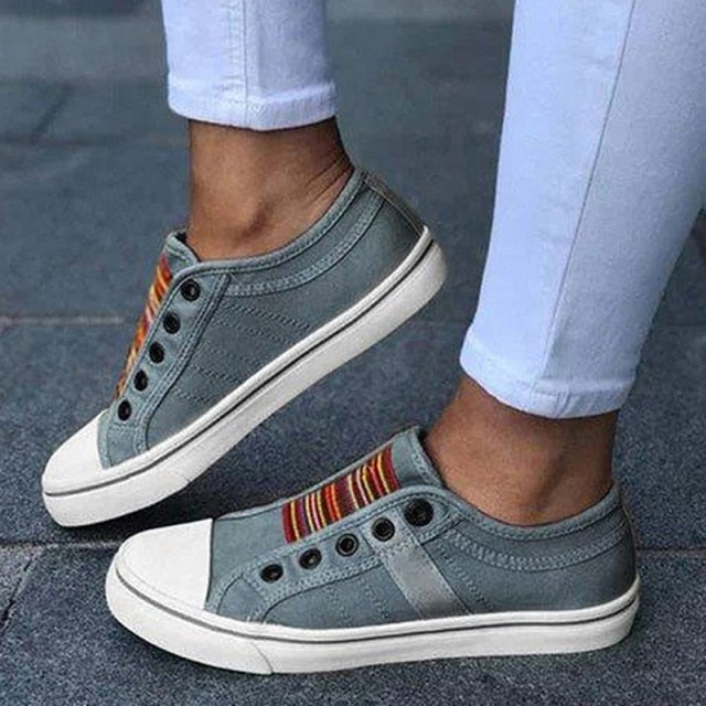 xiangtuibao Low-cut Trainers Canvas Flat Shoes Women Casual Vulcanize Shoes New Women Summer Autumn Sneakers Ladies