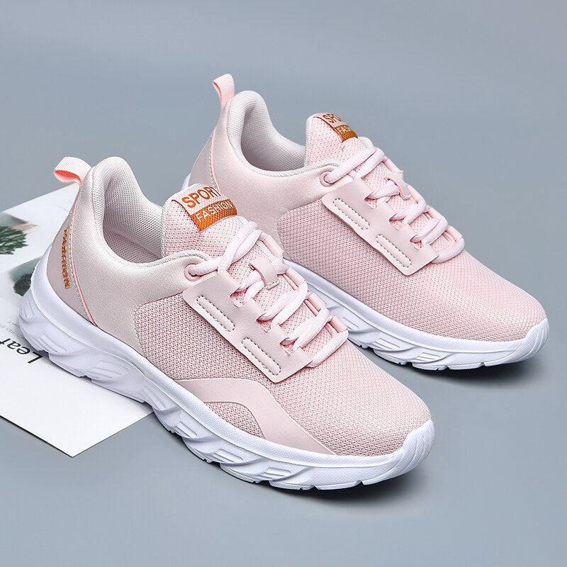 xiangtuibao Women Sneakers Spring Ladies Flat Shoes Casual Women Vulcanized Fashion Summer Light Mesh Breathable Female Running Shoes