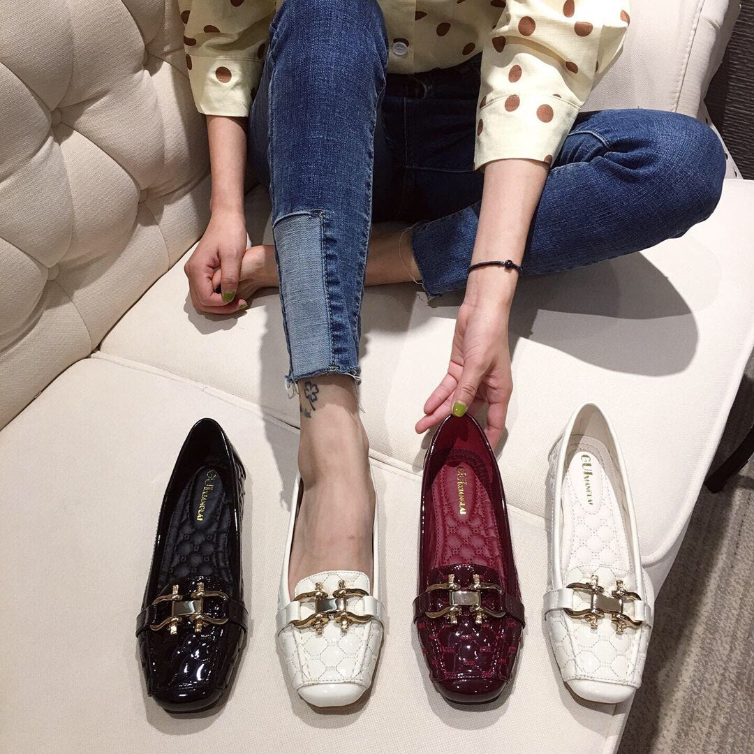 Woman flats casuales shoes for women white shoes black shoes red shoes woman chaussures plates zapatos planos de mujer