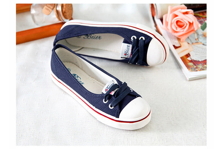 xiangtuibao Women Shoes Fashion Comfortable Sports Sneakers Female Flats Trend Breathable Casual Canvas Shallow Shoes Women's Sneakers