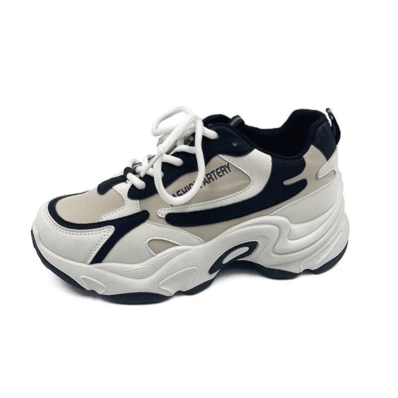 xiangtuibao Women Sneakers New Spring Autumn Casual Dad Shoes Trainers Basket Femme Sports Vulcanized Platform Sneakers Women Shoes