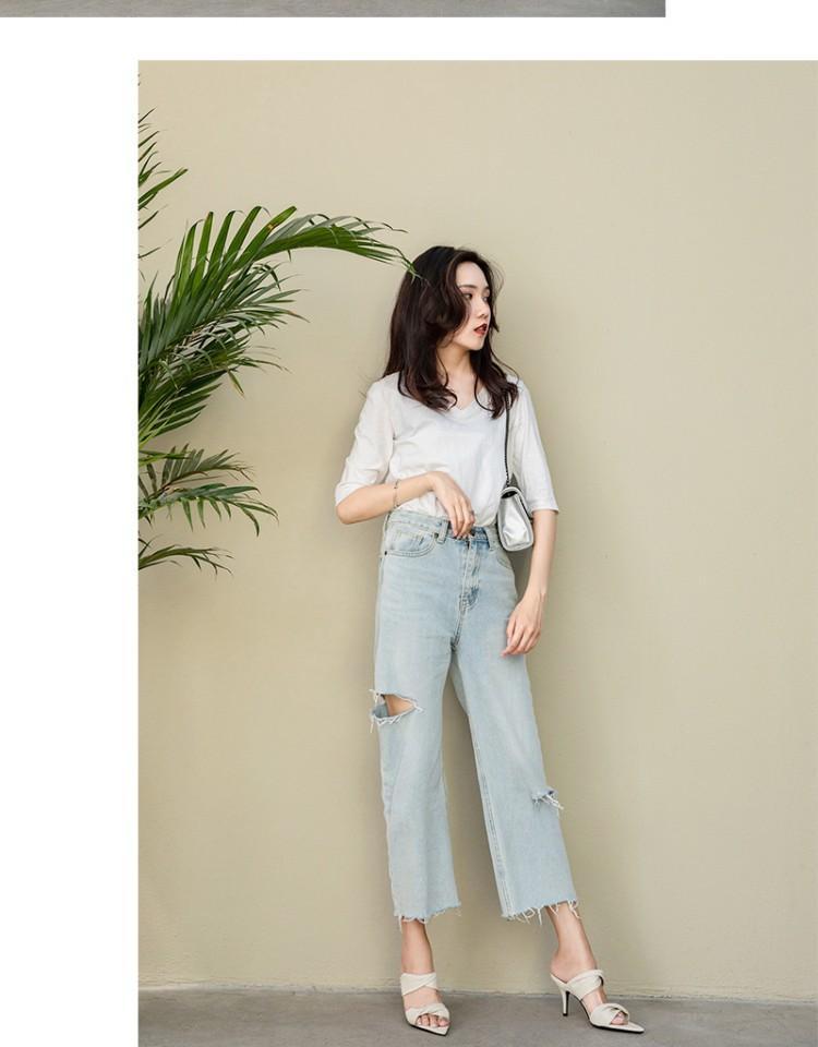 xiangtuibao New Summer Women's High Heel Thin Heeled Slippers Open Toe Fashion Outer Wear Slippers
