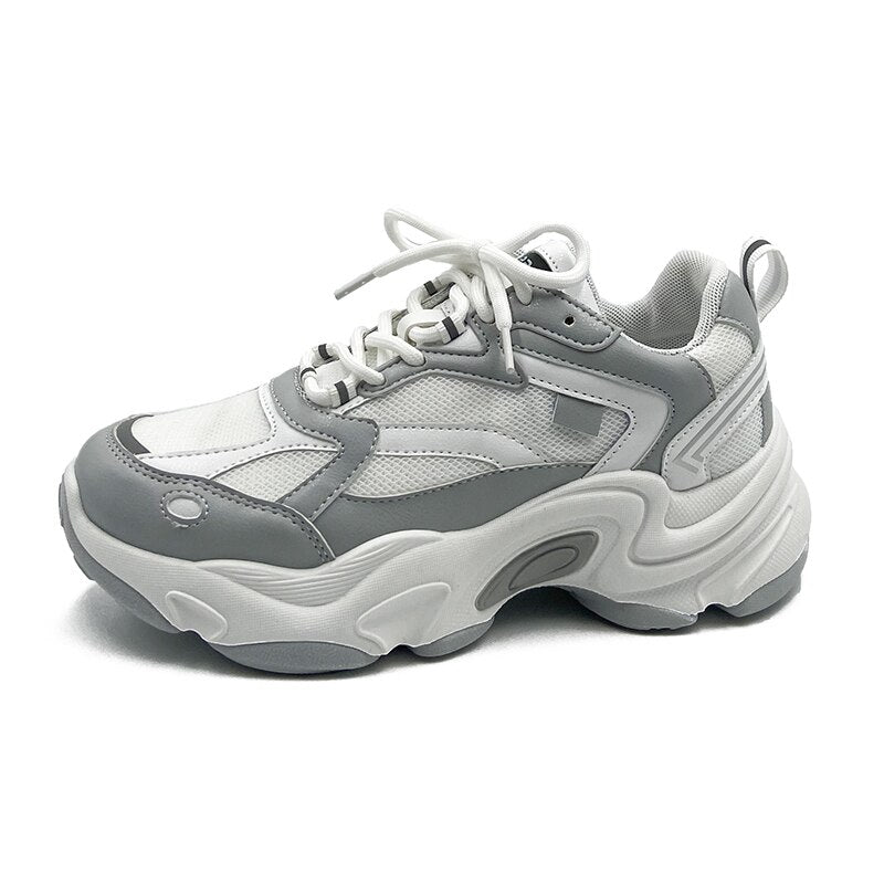 xiangtuibao Women Sneakers New Spring Autumn Casual Dad Shoes Trainers Basket Femme Sports Vulcanized Platform Sneakers Women Shoes