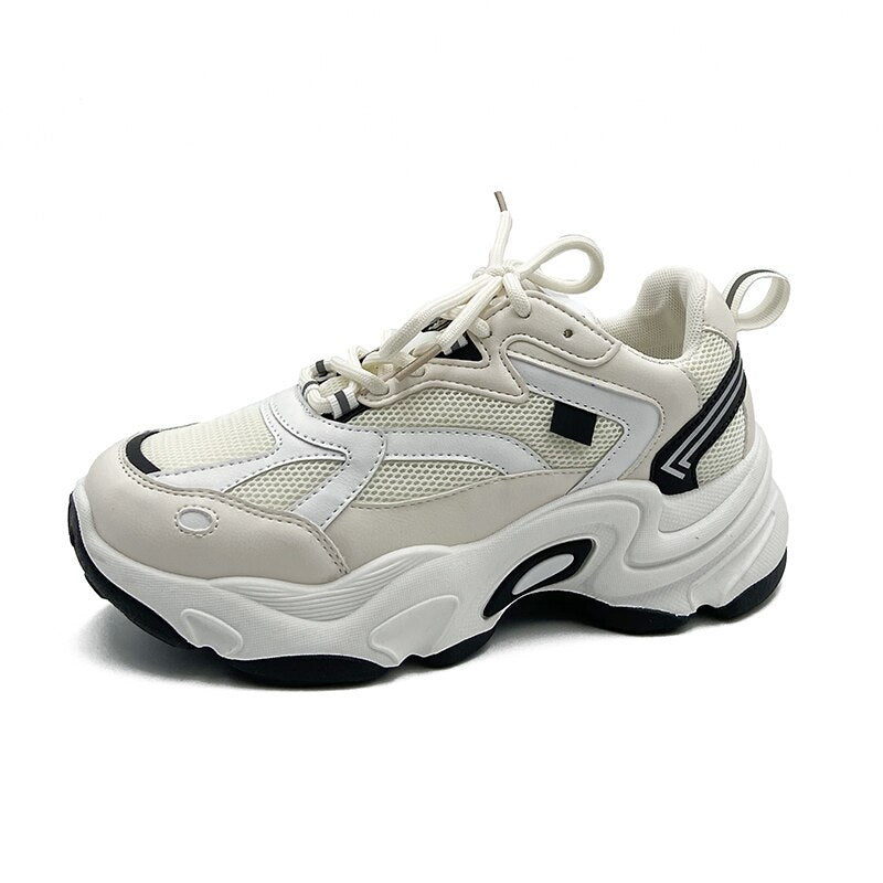 xiangtuibao Women Sneakers New Spring Autumn Casual Dad Shoes Trainers Basket Femme Sports Vulcanized Platform Sneakers Women Shoes