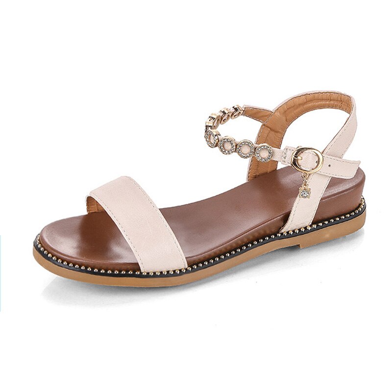 Summer Women Shoes Flat Ladies Summer Shoes Fashion Women Sandals Elegant Ladies Sandals A764