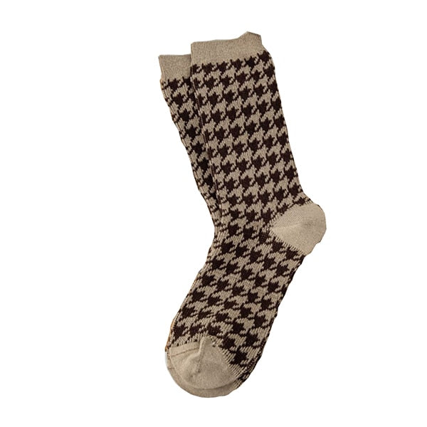 xiangtuibao New Winter Socks Women Leopard Print High Quality Long Cotton Socks Cute Korean Girl Style Streetwear Fashion Vrouw Socken
