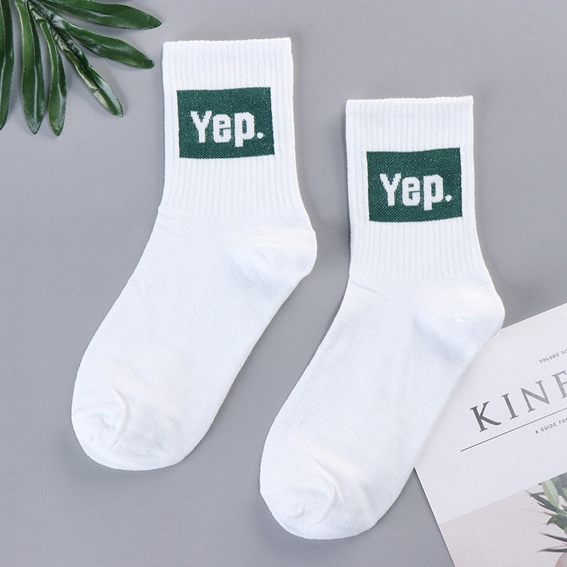 xiangtuibao Trends high quality fashion socks Man Women's sports Cotton basketball pattern happy sales digital Pair socks