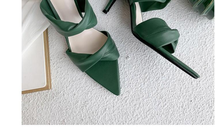 xiangtuibao New Summer Women's High Heel Thin Heeled Slippers Open Toe Fashion Outer Wear Slippers