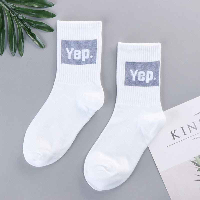 xiangtuibao Trends high quality fashion socks Man Women's sports Cotton basketball pattern happy sales digital Pair socks