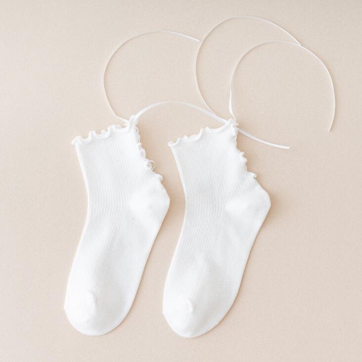 xiangtuibao Sweet Lolita Women Socks Bandage Socks Woman Girls Japan Long Socks Ankle Dress Streetwear Calcetines Media