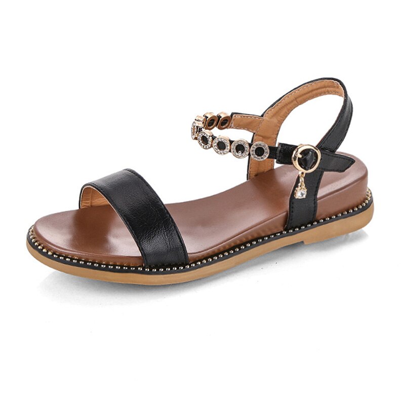 Summer Women Shoes Flat Ladies Summer Shoes Fashion Women Sandals Elegant Ladies Sandals A764