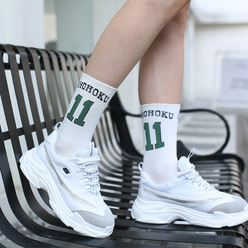 xiangtuibao Trends high quality fashion socks Man Women's sports Cotton basketball pattern happy sales digital Pair socks