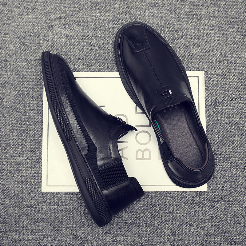 xiangtuibao Welt Stitching Outsole Mens Leisure Shoes Slip On Casual Shoes Sneakers For Man Comfortable shoe Flat Loafers Canvas