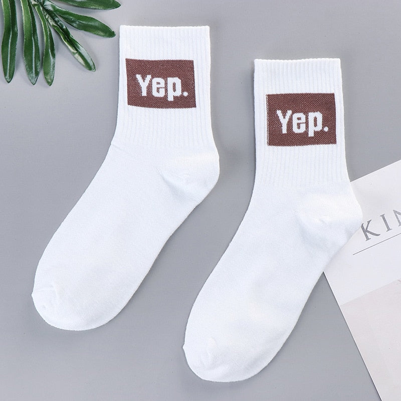 xiangtuibao Trends high quality fashion socks Man Women's sports Cotton basketball pattern happy sales digital Pair socks