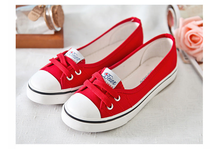 xiangtuibao Women Shoes Fashion Comfortable Sports Sneakers Female Flats Trend Breathable Casual Canvas Shallow Shoes Women's Sneakers