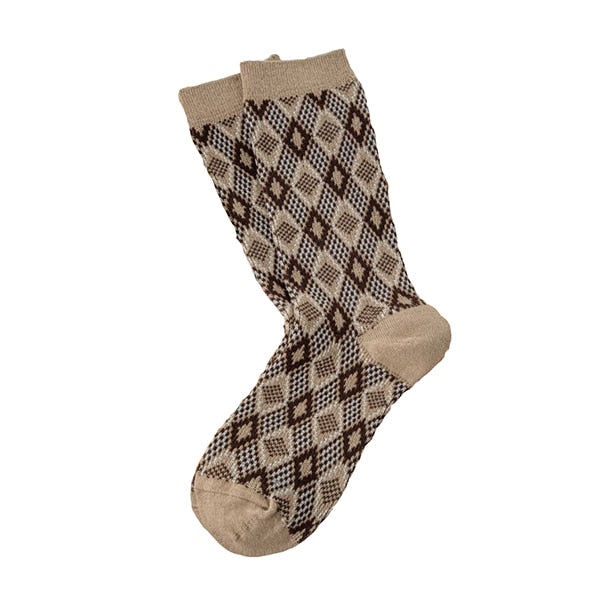 xiangtuibao New Winter Socks Women Leopard Print High Quality Long Cotton Socks Cute Korean Girl Style Streetwear Fashion Vrouw Socken