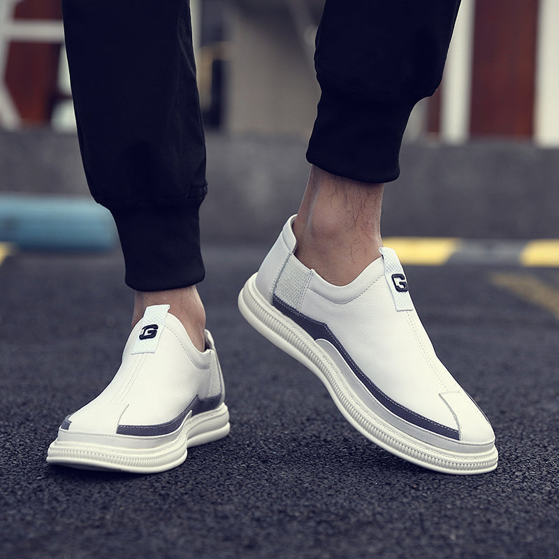 xiangtuibao Welt Stitching Outsole Mens Leisure Shoes Slip On Casual Shoes Sneakers For Man Comfortable shoe Flat Loafers Canvas