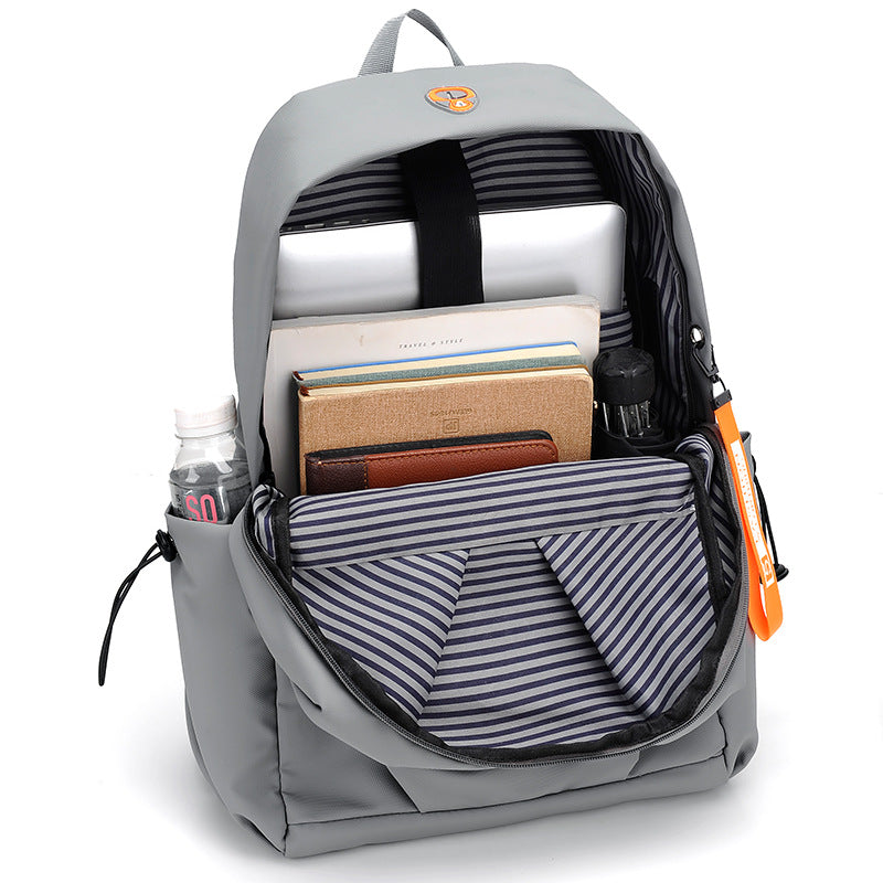XIANGTUIBAO Backpack Men's Simplicity Leisure Business Travel Computer Backpack High School and College Student Schoolbag Large Capacity Computer Bag