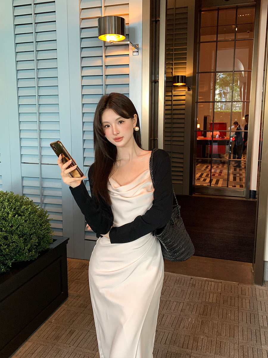 2025 Thirteen Lines popular Autumn New Korean Edition ins Solid Color Knitted Cardigan Versatile Sunscreen Blouse 25087