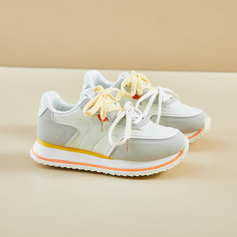 2025 ins Korean version of Forrest Gump shoes women's tide spring new height increase student running sports casual shoes street shot K1102