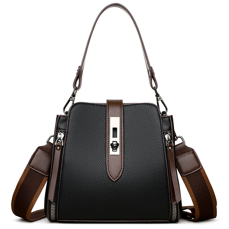 2025 popular autumn new fashionable and simple women's bags to work commuter business bags versatile large-capacity messenger bags