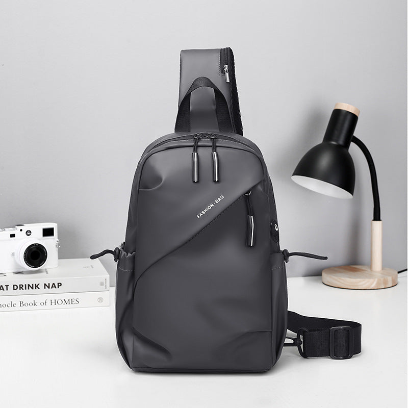 2025 popular New Simple Versatile Messenger Bag Men's Travel Light Bag Shoulder Backpack Men's Multifunctional Portable Breast Bag