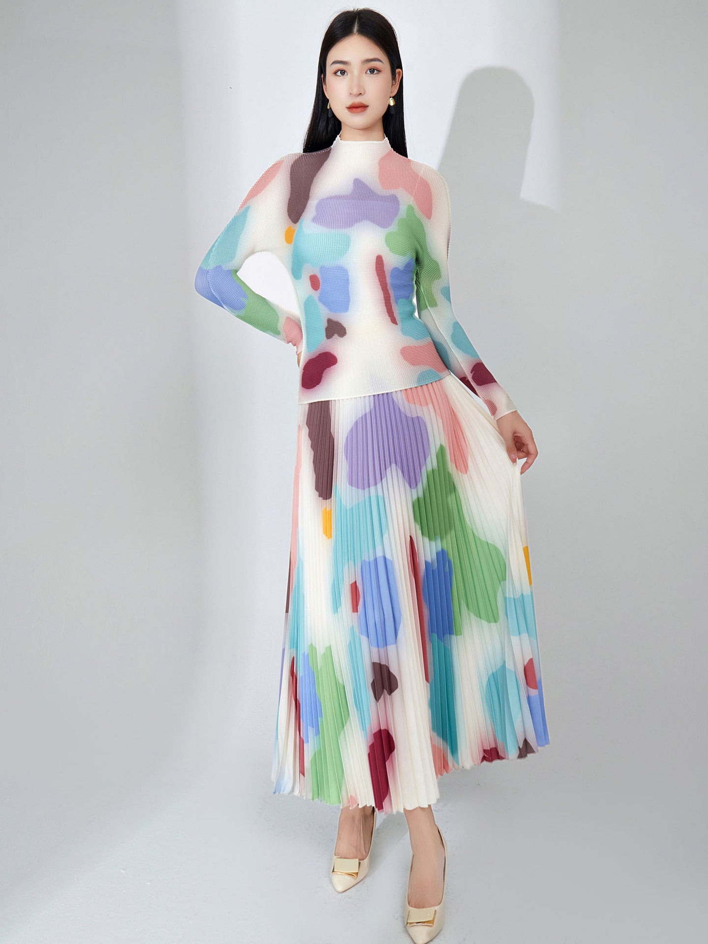 2025 Change the picture and OEM a custom fashionable women's clothing Nanyou high-end clothing foundry fashionable suit women's clothing two-piece set