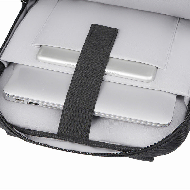 2025 New backpack Men's high-end commuter business backpack Multifunctional expansion 15.6-inch computer backpack