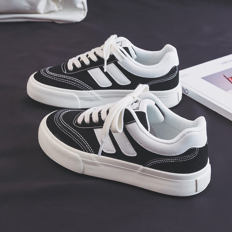 2025 ins tide Korean version of canvas shoes women spring new student running casual shoes board shoes Internet celebrity street shooting H988