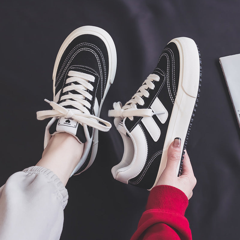 2025 ins tide Korean version of canvas shoes women spring new student running casual shoes board shoes Internet celebrity street shooting H988